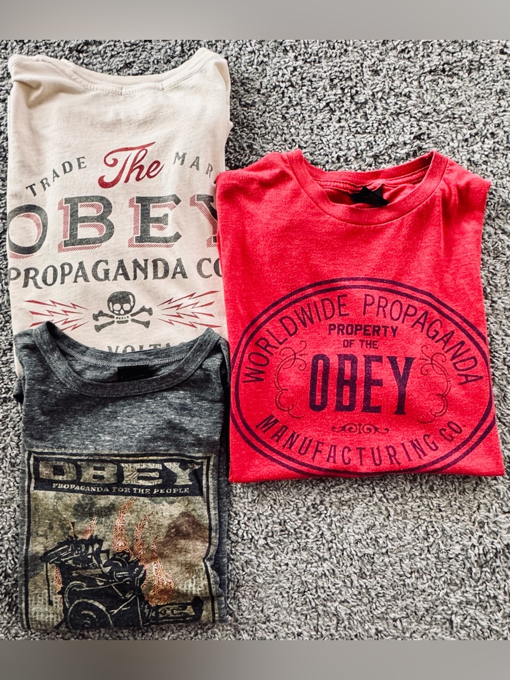 OBEY 3 Graphic Tee Bundle